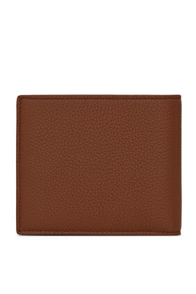East West Wallet in Grained Leather